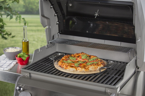 Gourmet BBQ System – kamień do pizzy z uchwytami Gourmet BBQ System – kamień do pizzy z uchwytami