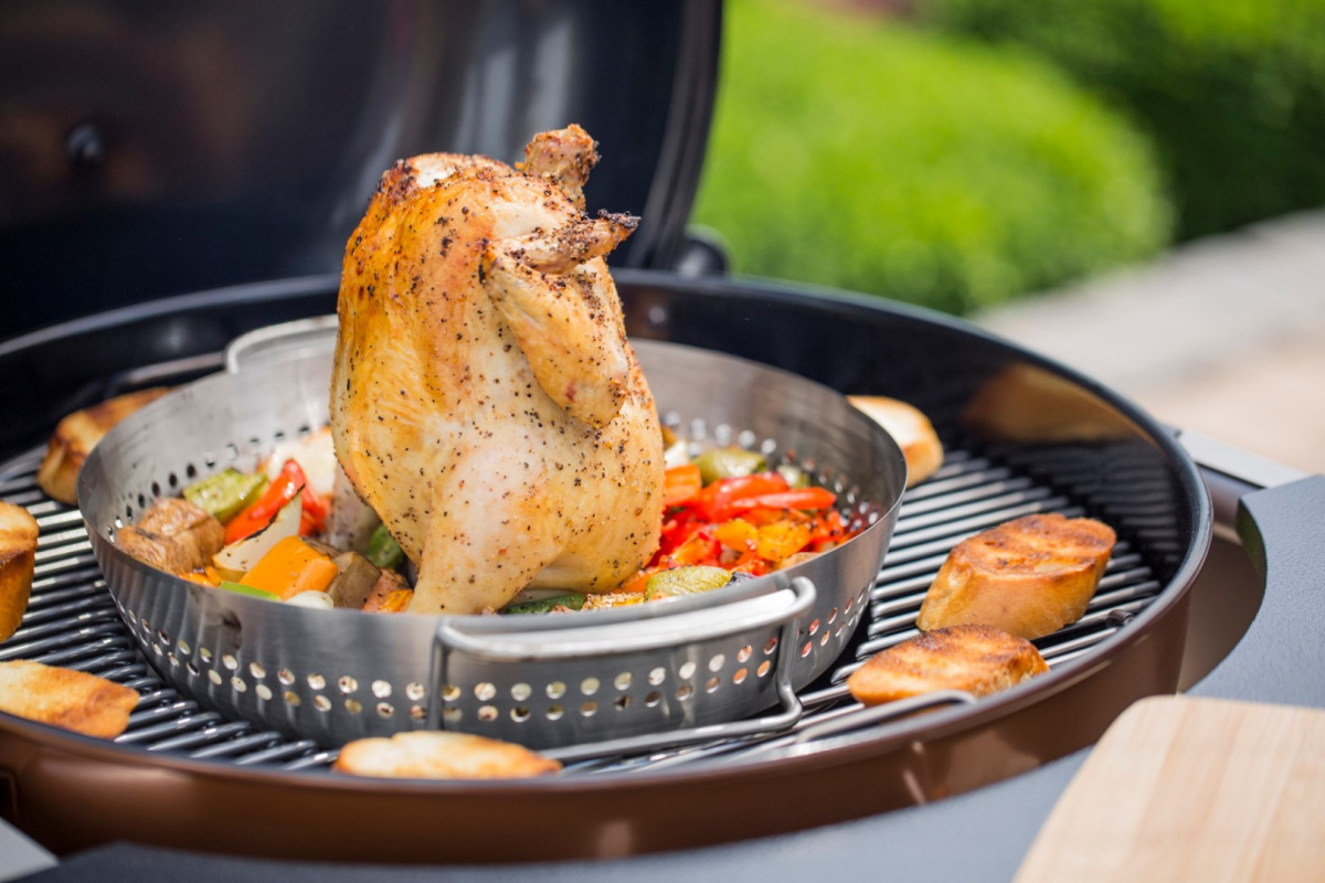 Gourmet BBQ System – wkład stojak do kurczaka