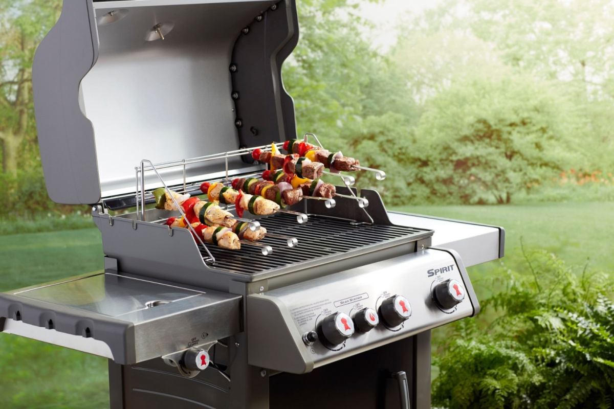 Ruszt ze stali nierdzewnej do grillowania wielopoziomowego Ruszt ze stali nierdzewnej do grillowania wielopoziomowego