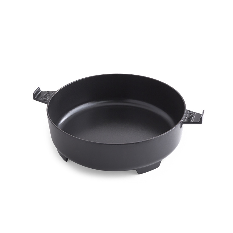 Żeliwny kociołek z żeliwną patelnią Dutch Oven 2 w 1 Weber Żeliwny kociołek z żeliwną patelnią Dutch Oven 2 w 1 Weber