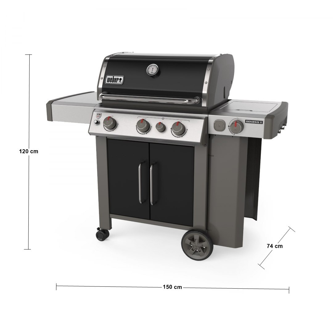 Grill gazowy Genesis® II EP-335 GBS, Czarny Grill gazowy Genesis® II EP-335 GBS, Czarny
