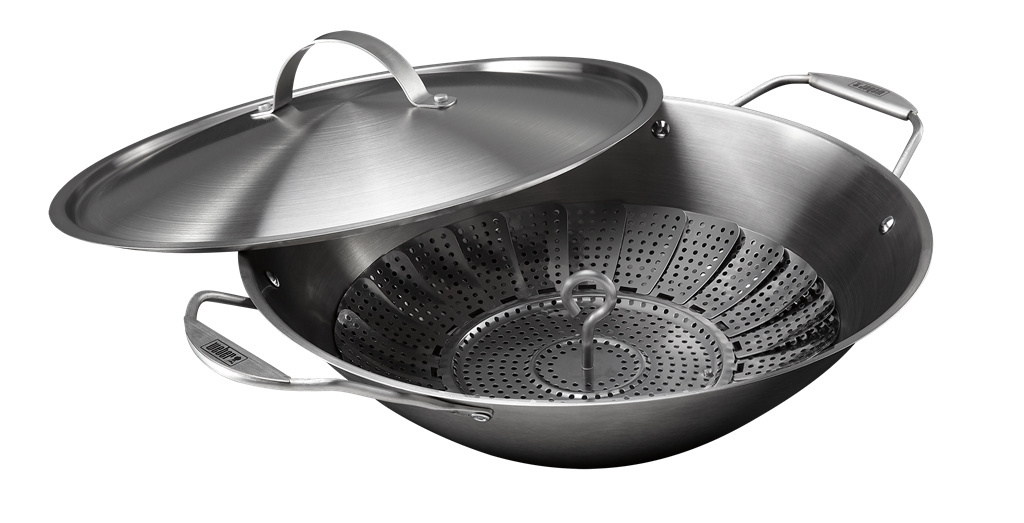 Wok i kosz do grillowania na parze WEBER CRAFTED Wok i kosz do grillowania na parze WEBER CRAFTED