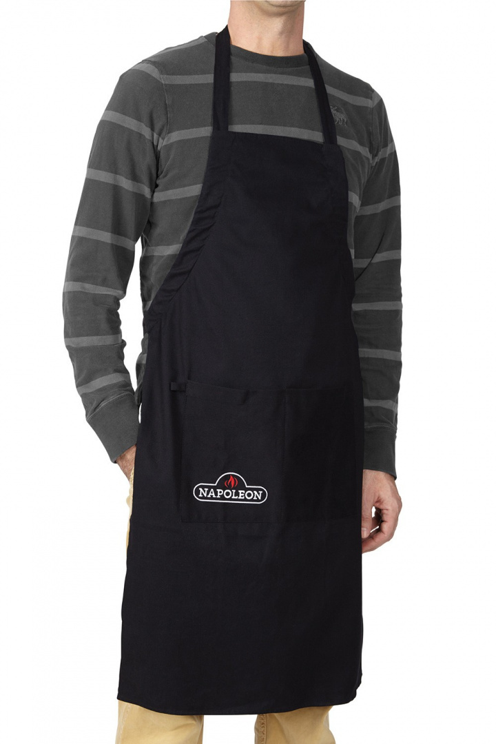Fartuch grillowy, czarny Fartuch grillowy, czarny