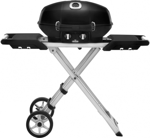 Grill gazowy Napoleon TravelQ™ PRO285X Przenośny grill gazowy z wózkiem nożycowym, Czarny