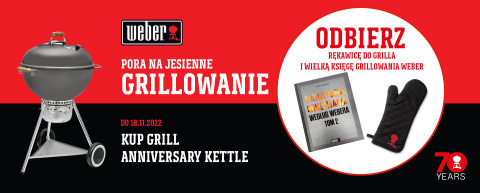 Weber Kettle w edycji z okazji 70 urodzin WEBER Weber Kettle w edycji z okazji 70 urodzin WEBER