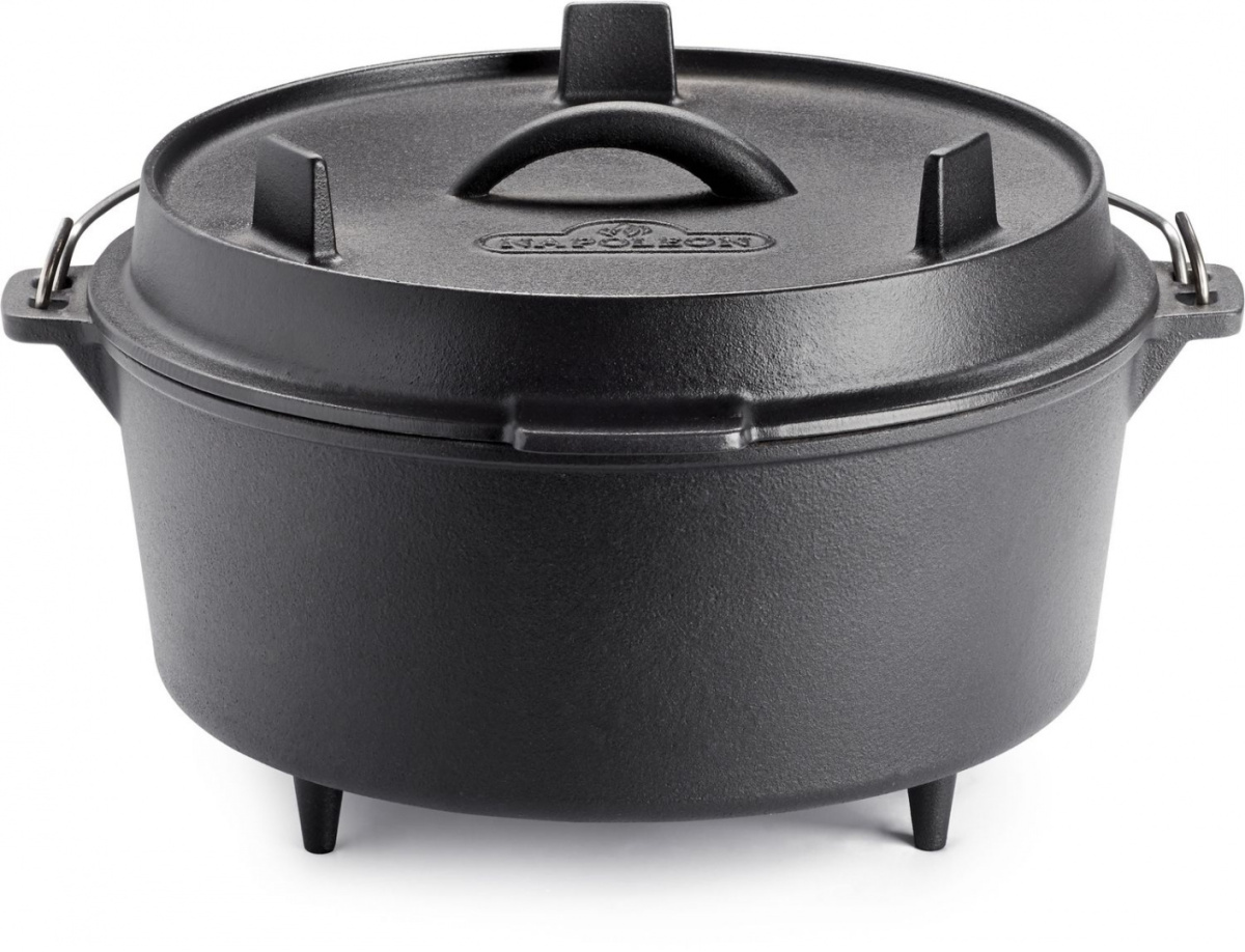 Żeliwny kociołek holenderski 6 L Żeliwny kociołek holenderski 6 L