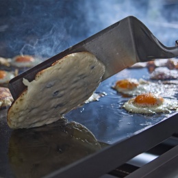 Zestaw z łopatką do płyty grillowych 2 szt