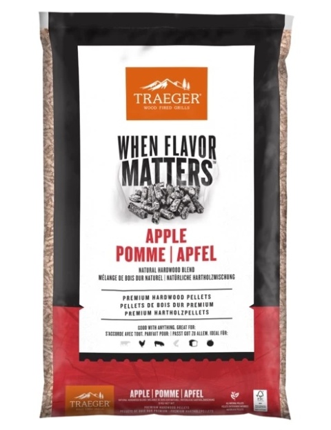 Pellet drzewny FSC Apple Jabłoń - 9 kg Traeger