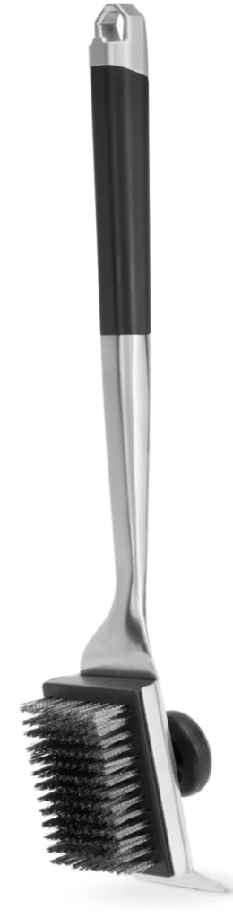 Seria PRO - Szczotka stalowa do grilla wymiennym włosiem ze stali szlachetnej