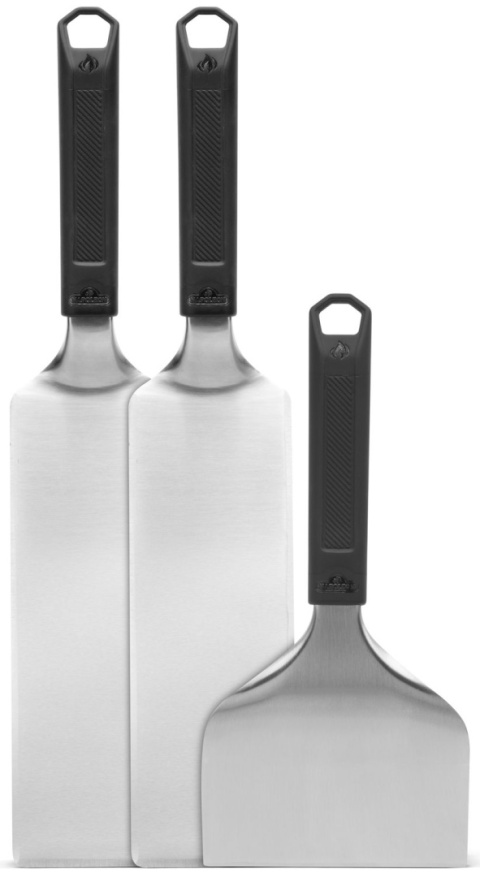 Zestaw 3 szpatuł do grillowania na planchy
